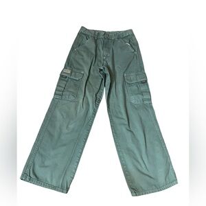 Wrangler authentic issue Vintage big kids Green military Cargo Pants size 16